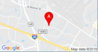 map to Carolina improvments location in Greensboro NC