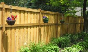 wood fence